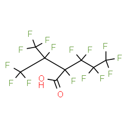 ChemSpider 2D Image | 2,3,3,4,4,5,5,5-Octafluoro-2-(1,1,1,2,3,3,3-heptafluoro-2-propanyl)pentanoic acid | C8HF15O2