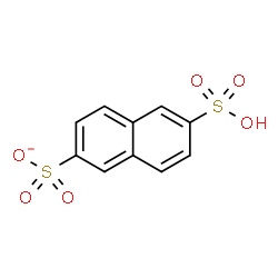 ChemSpider 2D Image | 6-Sulfo-2-naphthalenesulfonate | C10H7O6S2