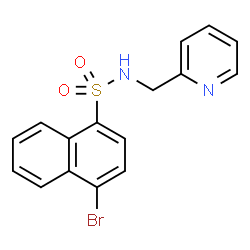 ChemSpider 2D Image | pyrabactin | C16H13BrN2O2S