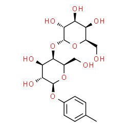 ChemSpider 2D Image | 4-Methylphenyl 4-O-alpha-D-galactopyranosyl-beta-D-galactopyranoside | C19H28O11