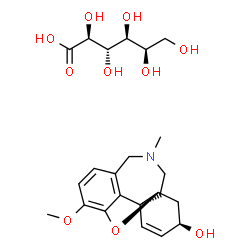 ChemSpider 2D Image | Galanthamine - D-talonic acid (1:1) | C23H33NO10