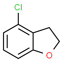 ChemSpider 2D Image | 4-Chloro-2,3-dihydrobenzofuran | C8H7ClO