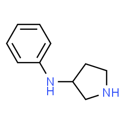 ChemSpider 2D Image | N-Phenyl-3-pyrrolidinamine | C10H14N2