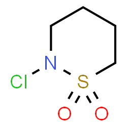 ChemSpider 2D Image | 2-Chloro-1,2-thiazinane 1,1-dioxide | C4H8ClNO2S