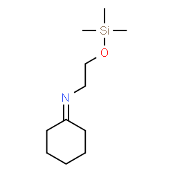 ChemSpider 2D Image | N-{2-[(Trimethylsilyl)oxy]ethyl}cyclohexanimine | C11H23NOSi