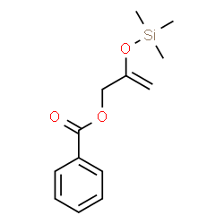 ChemSpider 2D Image | 2-[(Trimethylsilyl)oxy]-2-propen-1-yl benzoate | C13H18O3Si