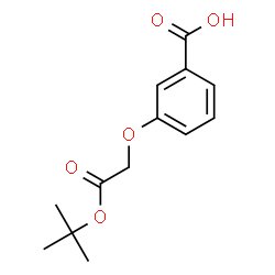 ChemSpider 2D Image | 3-(2-(tert-Butoxy)-2-oxoethoxy)benzoic acid | C13H16O5