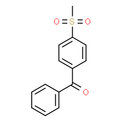 ChemSpider 2D Image | [4-(Methylsulfonyl)phenyl]phenylmethanone | C14H12O3S