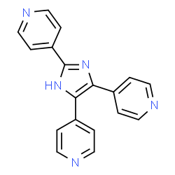 ChemSpider 2D Image | 4,4',4''-(1H-Imidazole-2,4,5-triyl)tripyridine | C18H13N5
