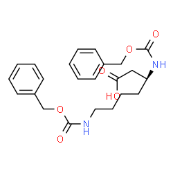ChemSpider 2D Image | (3S)-3,7-Bis{[(benzyloxy)carbonyl]amino}heptanoic acid | C23H28N2O6