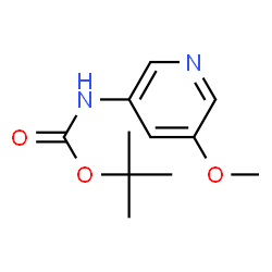 ChemSpider 2D Image | tert-butyl 5-methoxy-3-pyridinylcarbamate | C11H16N2O3