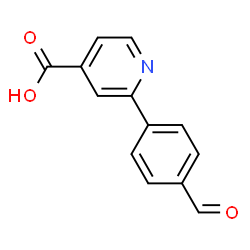 ChemSpider 2D Image | 2-(4-Formylphenyl)isonicotinic acid | C13H9NO3