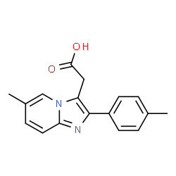 ChemSpider 2D Image | Zolpidic acid | C17H16N2O2