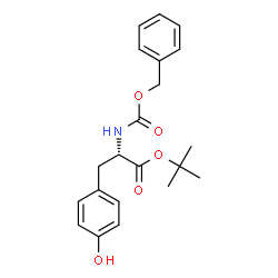 ChemSpider 2D Image | Z-TYR-OTBU | C21H25NO5