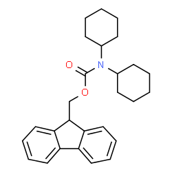 ChemSpider 2D Image | 9H-Fluoren-9-ylmethyl dicyclohexylcarbamate | C27H33NO2
