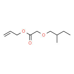 ChemSpider 2D Image | Allyl (2-methylbutoxy)acetate | C10H18O3