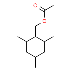 ChemSpider 2D Image | (2,4,6-Trimethylcyclohexyl)methyl acetate | C12H22O2