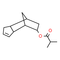 ChemSpider 2D Image | Tricyclo[5.2.1.0~2,6~]dec-4-en-8-yl 2-methylpropanoate | C14H20O2