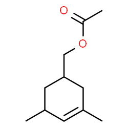 ChemSpider 2D Image | (3,5-Dimethyl-3-cyclohexen-1-yl)methyl acetate | C11H18O2