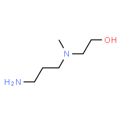 ChemSpider 2D Image | 2-((3-Aminopropyl)methylamino)ethanol | C6H16N2O