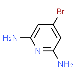 ChemSpider 2D Image | 4-Bromo-2,6-diaminopyridine | C5H6BrN3