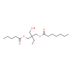 ChemSpider 2D Image | 2-(Hydroxymethyl)-2-[(pentanoyloxy)methyl]butyl heptanoate | C18H34O5