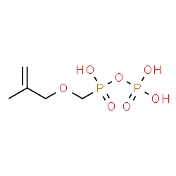 ChemSpider 2D Image | 2-methylprop-2-enoxymethyl-phosphonooxy-phosphinic acid | C5H12O7P2