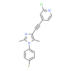 ChemSpider 2D Image | Basimglurant | C18H13ClFN3