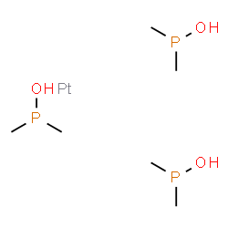 ChemSpider 2D Image | Dimethylphosphinous acid - platinum (3:1) | C6H21O3P3Pt