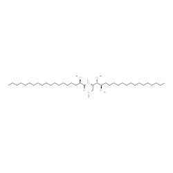 ChemSpider 2D Image | (2R)-2-Methoxy-N-[(2S,3S,4R)-1,3,4-trimethoxy-2-nonadecanyl]nonadecanamide | C42H85NO5