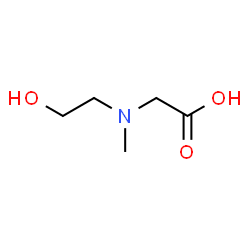 ChemSpider 2D Image | N-(2-Hydroxyethyl)-N-methylglycine | C5H11NO3