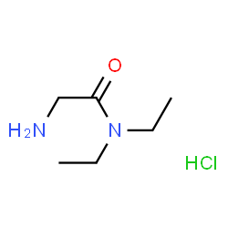 ChemSpider 2D Image | 2-AMINO-N,N-DIETHYL-ACETAMIDE HCL | C6H15ClN2O