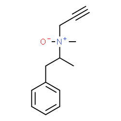 ChemSpider 2D Image | Methyl(1-phenyl-2-propanyl)2-propyn-1-ylamine oxide | C13H17NO