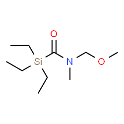 ChemSpider 2D Image | 1,1,1-Triethyl-N-(methoxymethyl)-N-methylsilanecarboxamide | C10H23NO2Si