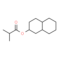 ChemSpider 2D Image | Decahydro-2-naphthalenyl 2-methylpropanoate | C14H24O2