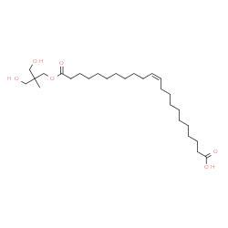 ChemSpider 2D Image | (11Z)-22-[3-Hydroxy-2-(hydroxymethyl)-2-methylpropoxy]-22-oxo-11-docosenoic acid | C27H50O6