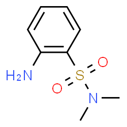 ChemSpider 2D Image | 2-amino-N,N-dimethylbenzenesulfonamide | C8H12N2O2S