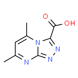 ChemSpider 2D Image | 5,7-Dimethyl[1,2,4]triazolo[4,3-a]pyrimidine-3-carboxylic acid | C8H8N4O2