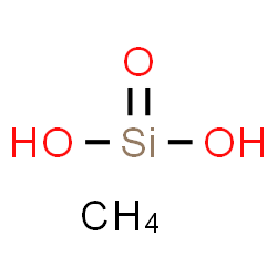 ChemSpider 2D Image | Methane - silicic acid (1:1) | CH6O3Si