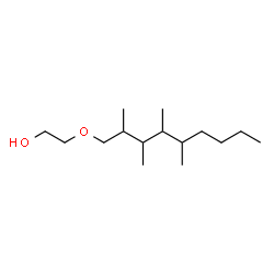 ChemSpider 2D Image | 2-[(2,3,4,5-Tetramethylnonyl)oxy]ethanol | C15H32O2