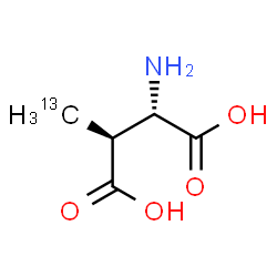 ChemSpider 2D Image | (3S)-3-(~13~C)Methyl-L-aspartic acid | C413CH9NO4
