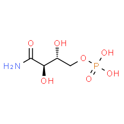 ChemSpider 2D Image | 4-phosphoerythronamide | C4H10NO7P