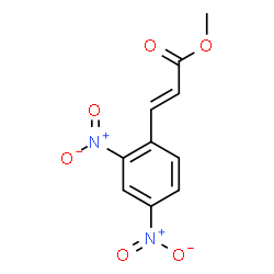 ChemSpider 2D Image | Methyl (2E)-3-(2,4-dinitrophenyl)acrylate | C10H8N2O6
