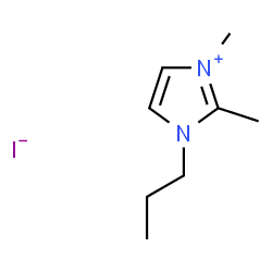 ChemSpider 2D Image | 1,2-dimethyl-3-propylimidazolium iodide | C8H15IN2