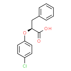 ChemSpider 2D Image | (2S)-2-(4-Chlorophenoxy)-3-phenylpropanoic acid | C15H13ClO3