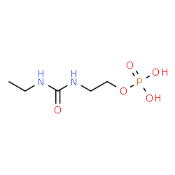 ChemSpider 2D Image | 2-[(Ethylcarbamoyl)amino]ethyl dihydrogen phosphate | C5H13N2O5P