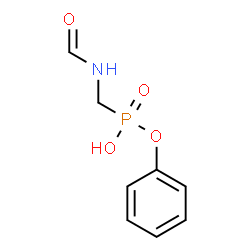 ChemSpider 2D Image | Phenyl hydrogen (formamidomethyl)phosphonate | C8H10NO4P