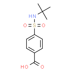 ChemSpider 2D Image | 4-(tert-Butylsulfamoyl)benzoic acid | C11H15NO4S