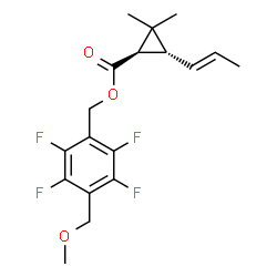 ChemSpider 2D Image | trans-(E)-metofluthrin | C18H20F4O3