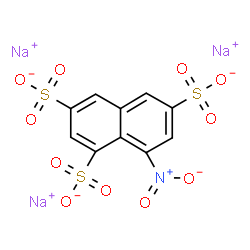 ChemSpider 2D Image | Trisodium 8-nitro-1,3,6-naphthalenetrisulfonate | C10H4NNa3O11S3